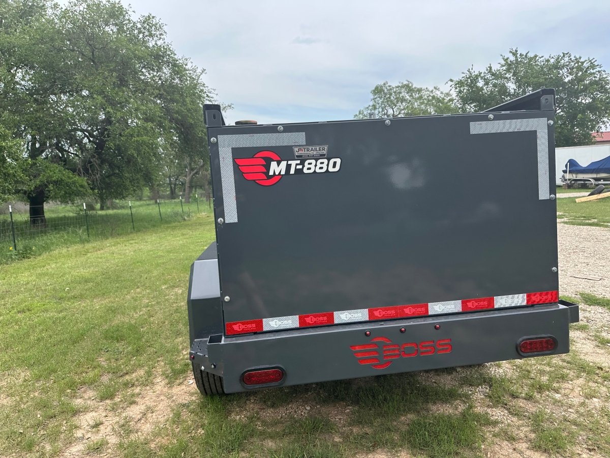 Farm Boss - 5'x10' Diesel tank trailer w 880 Gal. square tank 14k - 3169 - J4 Trailer