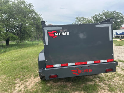 Farm Boss - 5'x10' Diesel tank trailer w 880 Gal. square tank 14k - 3169 - J4 Trailer