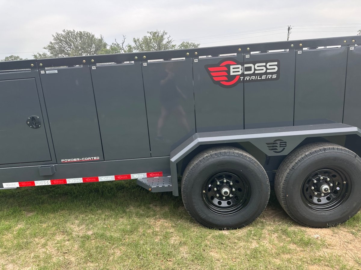 Farm Boss - 5'x10' Diesel tank trailer w 880 Gal. square tank 14k - 3169 - J4 Trailer