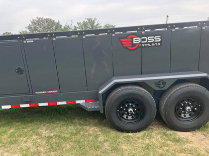 Farm Boss - 5'x10' Diesel tank trailer w 880 Gal. square tank 14k - 3169 - J4 Trailer