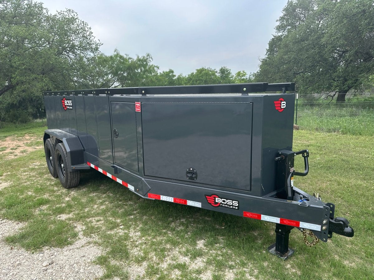 Farm Boss - 5'x10' Diesel tank trailer w 880 Gal. square tank 14k - 3169 - J4 Trailer