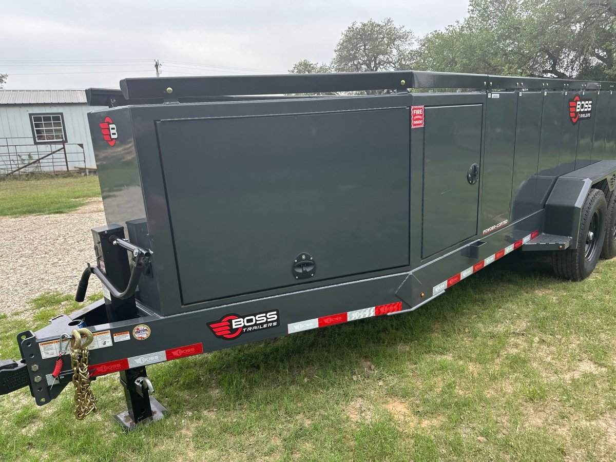 Farm Boss - 5'x10' Diesel tank trailer w 880 Gal. square tank 14k - 3169 - J4 Trailer