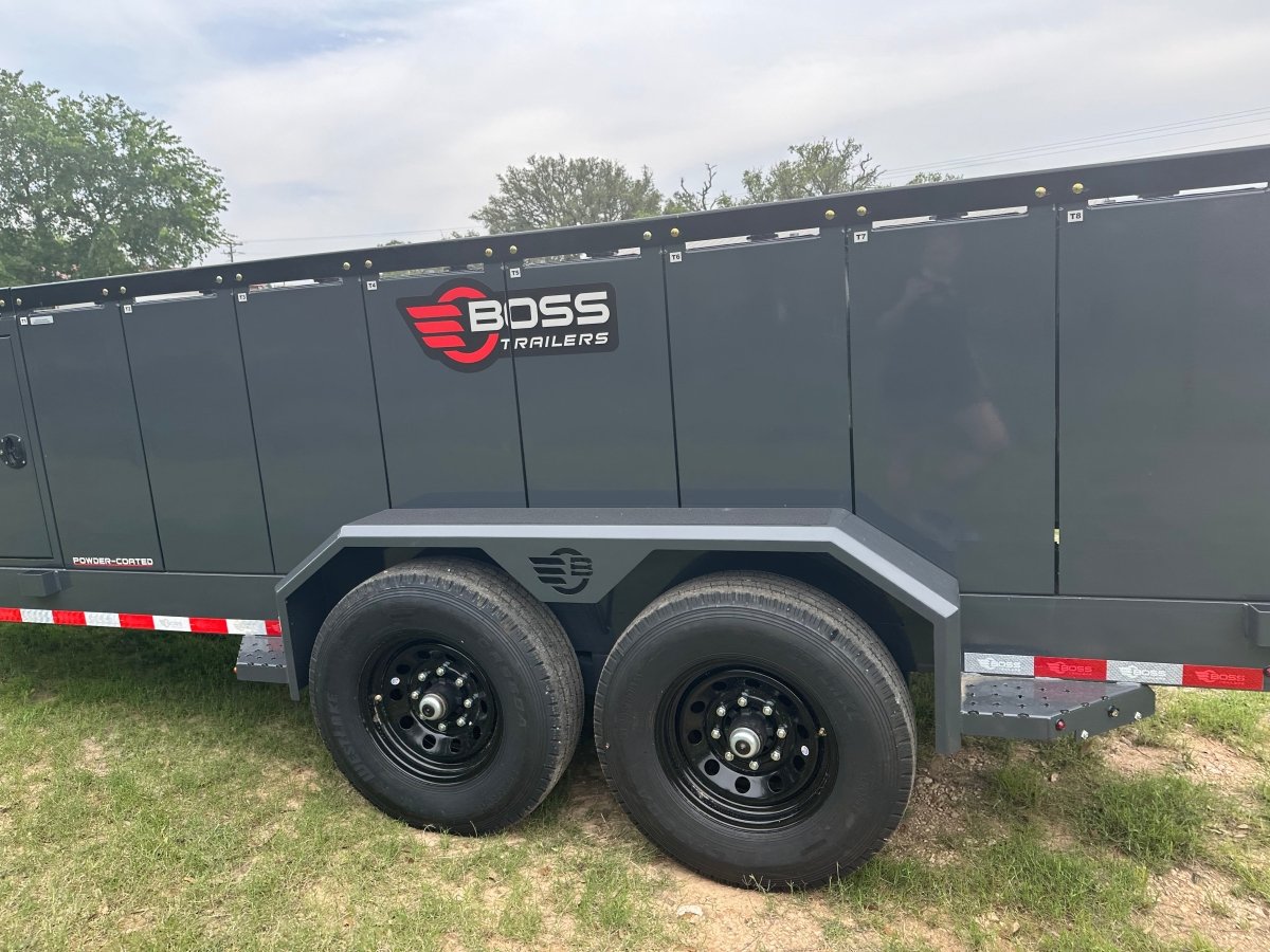 Farm Boss - 5'x10' Diesel tank trailer w 880 Gal. square tank 14k - 3169 - J4 Trailer