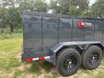 Load image into Gallery viewer, Farm Boss - 5'x10' Diesel tank trailer w 880 Gal. square tank 14k - 3169 - J4 Trailer
