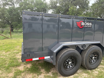 Farm Boss - 5'x10' Diesel tank trailer w 880 Gal. square tank 14k - 3169 - J4 Trailer
