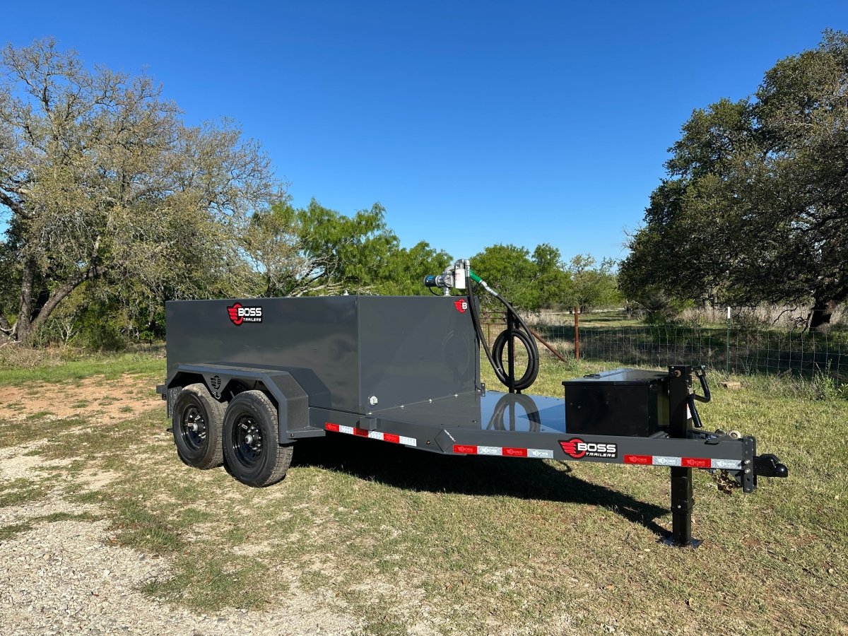 Farm Boss Trailer - 60"x10' Diesel Tank w 990gal Tank - 3288 - J4 Trailer
