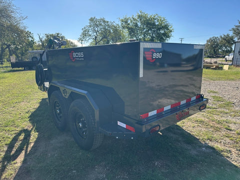 Farm Boss Trailer - 60"x10' Diesel Tank w 990gal Tank - 3288 - J4 Trailer