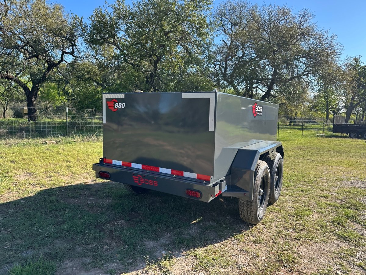 Farm Boss Trailer - 60"x10' Diesel Tank w 990gal Tank - 3288 - J4 Trailer