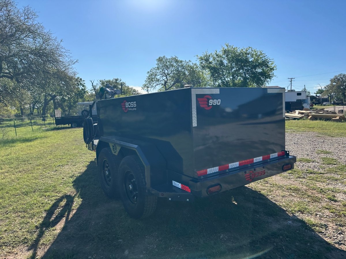 Farm Boss Trailer - 60"x10' Diesel Tank w 990gal Tank - 3288 - J4 Trailer