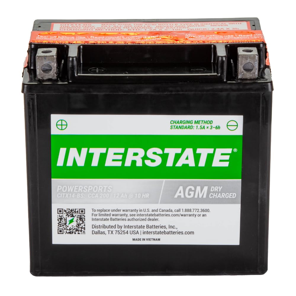 Interstate Battery - CITX14 - BS - J4 Trailer