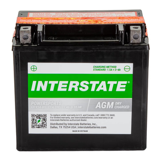 Interstate Battery - CITX14 - BS - J4 Trailer