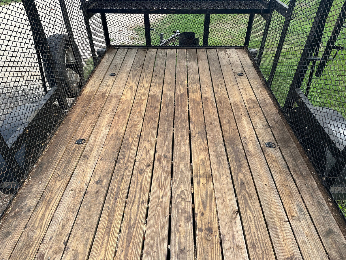 USED 2008 Big Tex Single Axle Landscape Trailer - 1520