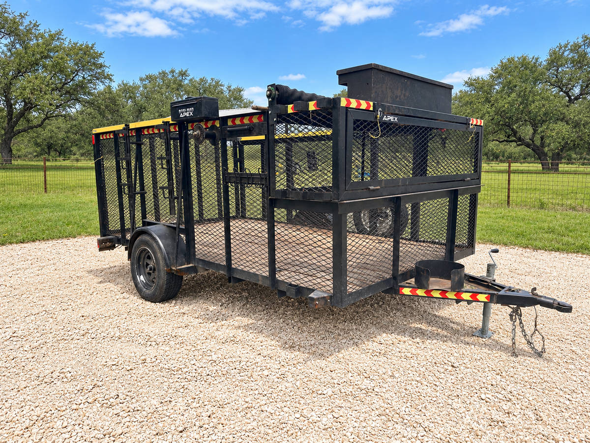 USED 2008 Big Tex Single Axle Landscape Trailer - 1520