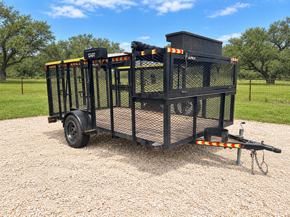 USED 2008 Big Tex Single Axle Landscape Trailer - 1520