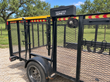 USED 2008 Big Tex Single Axle Landscape Trailer - 1520