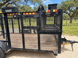USED 2008 Big Tex Single Axle Landscape Trailer - 1520