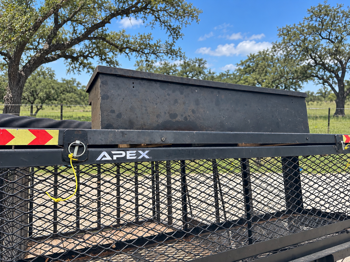 USED 2008 Big Tex Single Axle Landscape Trailer - 1520