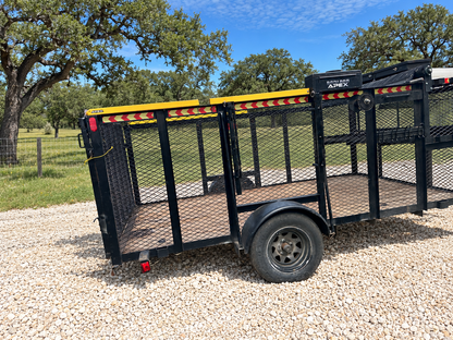 USED 2008 Big Tex Single Axle Landscape Trailer - 1520