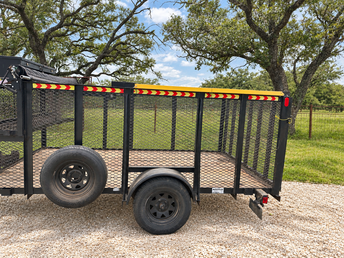 USED 2008 Big Tex Single Axle Landscape Trailer - 1520
