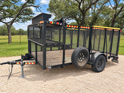 USED 2008 Big Tex Single Axle Landscape Trailer - 1520