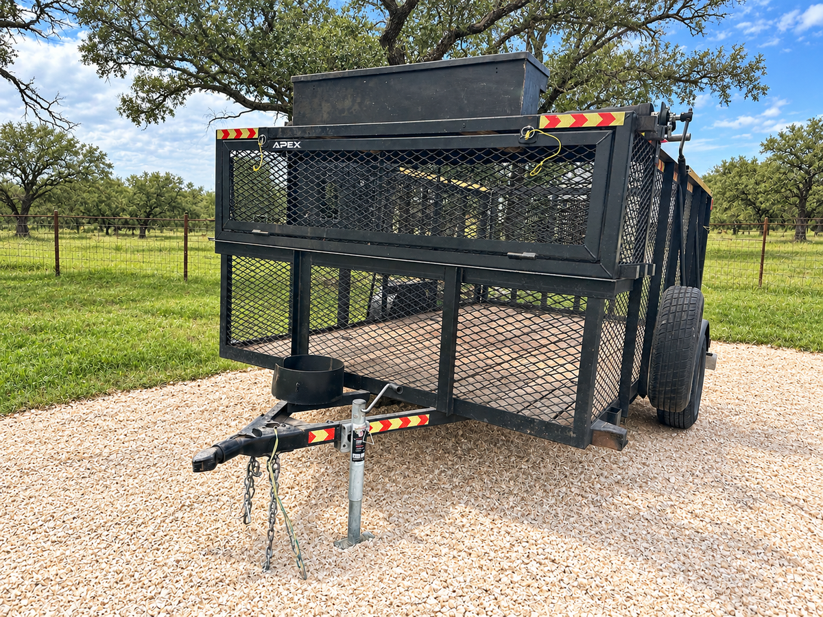USED 2008 Big Tex Single Axle Landscape Trailer - 1520