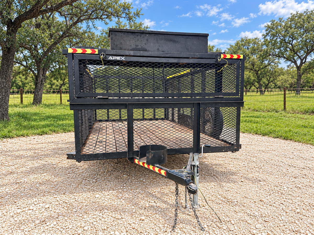 USED 2008 Big Tex Single Axle Landscape Trailer - 1520