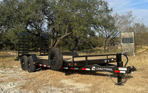 LoadTrail 83&amp;quot;x20' Tandem Carhauler w/Fold Up Ramps 14k - 1307 LoadTrail