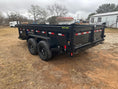 Load image into Gallery viewer, LoadTrail 83"X14' Bumper Pull Tandem Dump BLACK - 4884 - J4 Trailer
