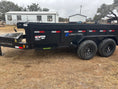 Load image into Gallery viewer, LoadTrail 83"X14' Bumper Pull Tandem Dump BLACK - 4884 - J4 Trailer
