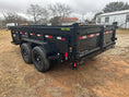 Load image into Gallery viewer, LoadTrail 83"X14' Bumper Pull Tandem Dump BLACK - 4884 - J4 Trailer

