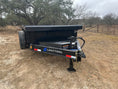 Load image into Gallery viewer, LoadTrail 83"X14' Bumper Pull Tandem Dump BLACK - 4884 - J4 Trailer
