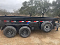 Load image into Gallery viewer, LoadTrail 83"X14' Bumper Pull Tandem Dump BLACK - 4884 - J4 Trailer
