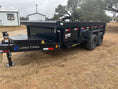 Load image into Gallery viewer, LoadTrail 83"X14' Bumper Pull Tandem Dump BLACK - 4884 - J4 Trailer
