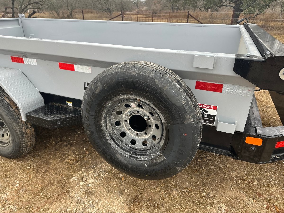 LoadTrail 83"X14' Bumper Pull Tandem Dump GRAY - 3239 - J4 Trailer