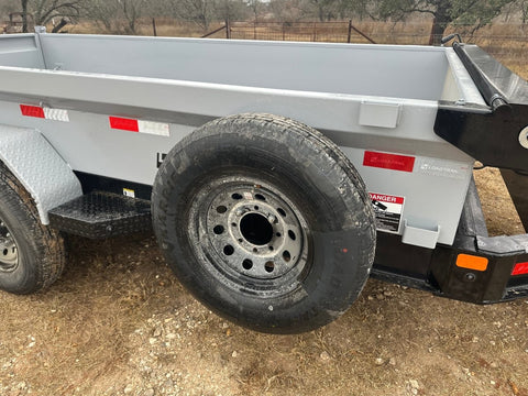 LoadTrail 83"X14' Bumper Pull Tandem Dump GRAY - 3239 - J4 Trailer