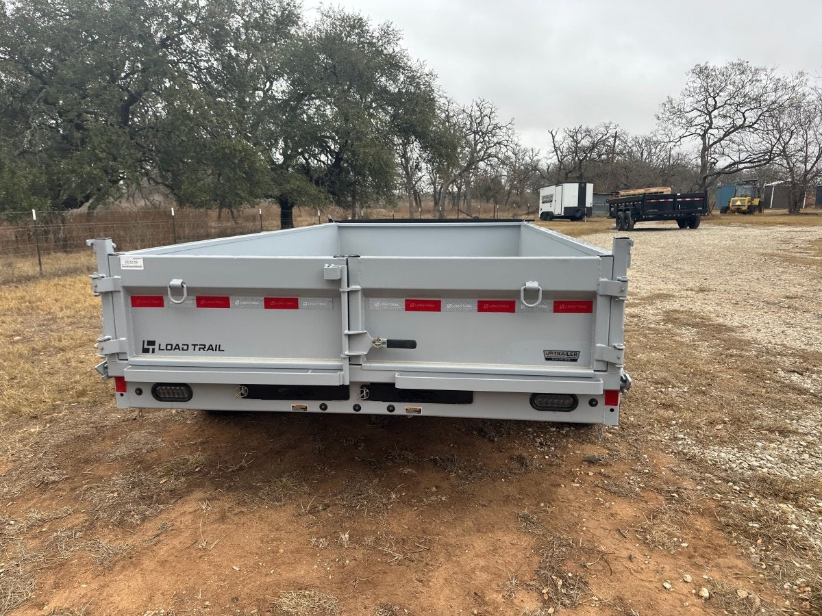 LoadTrail 83"X14' Bumper Pull Tandem Dump GRAY - 3239 - J4 Trailer