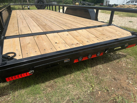 LoadTrail 83"x20' Tandem Carhauler Trailer w Rails - 7686 - J4 Trailer