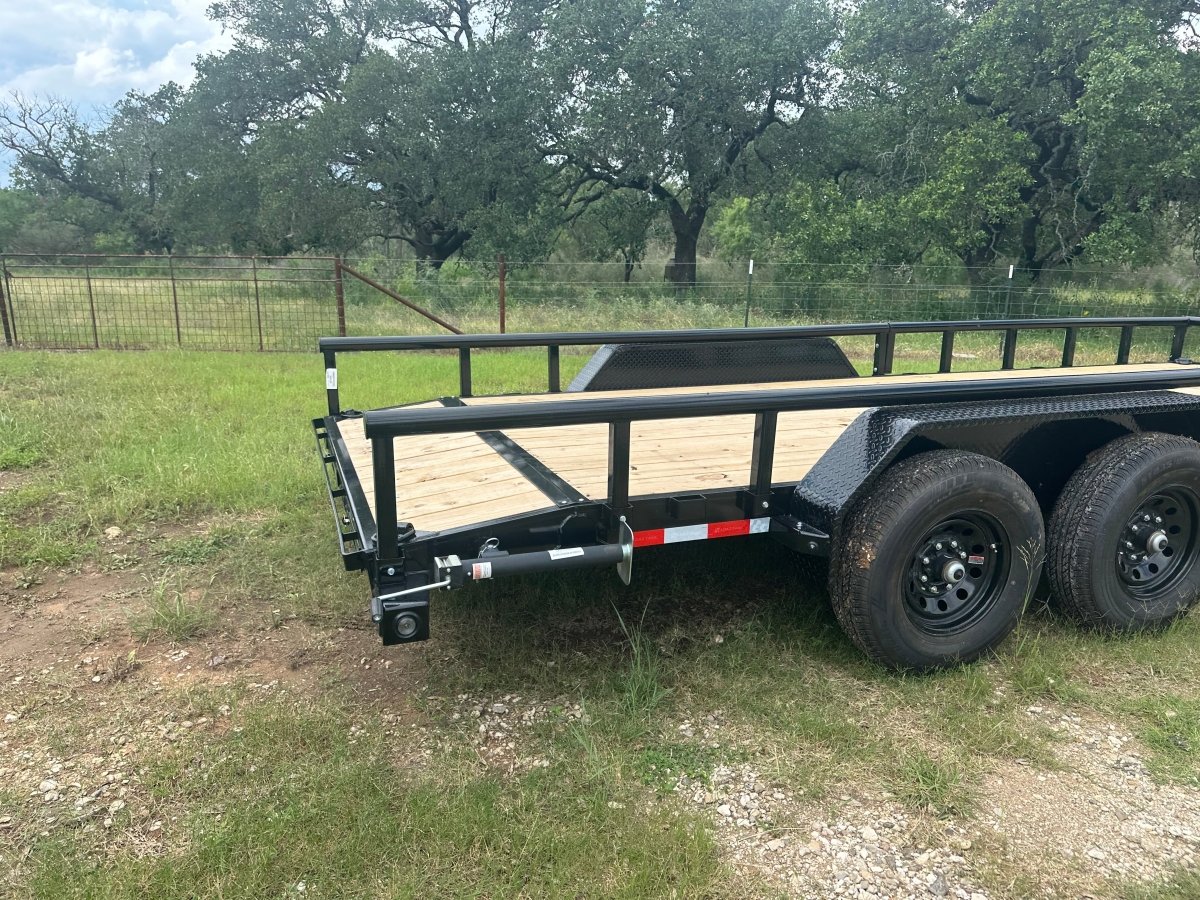 LoadTrail 83"x20' Tandem Carhauler Trailer w Rails - 7686 - J4 Trailer