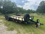 LoadTrail 83"x20' Tandem Carhauler Trailer w Rails - 7686 - J4 Trailer