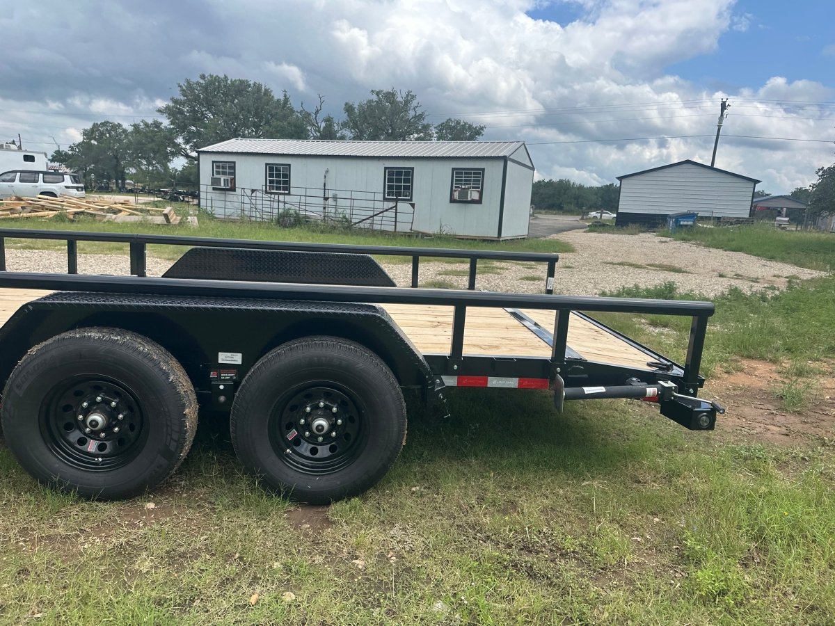 LoadTrail 83"x20' Tandem Carhauler Trailer w Rails - 7686 - J4 Trailer