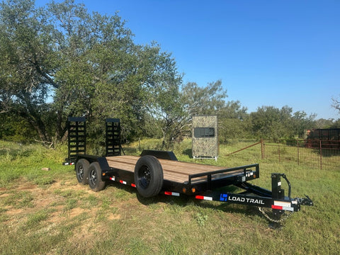 LoadTrail 83"x20' Tandem Carhauler w/Fold Up Ramps 14k - 1307 - J4 Trailer