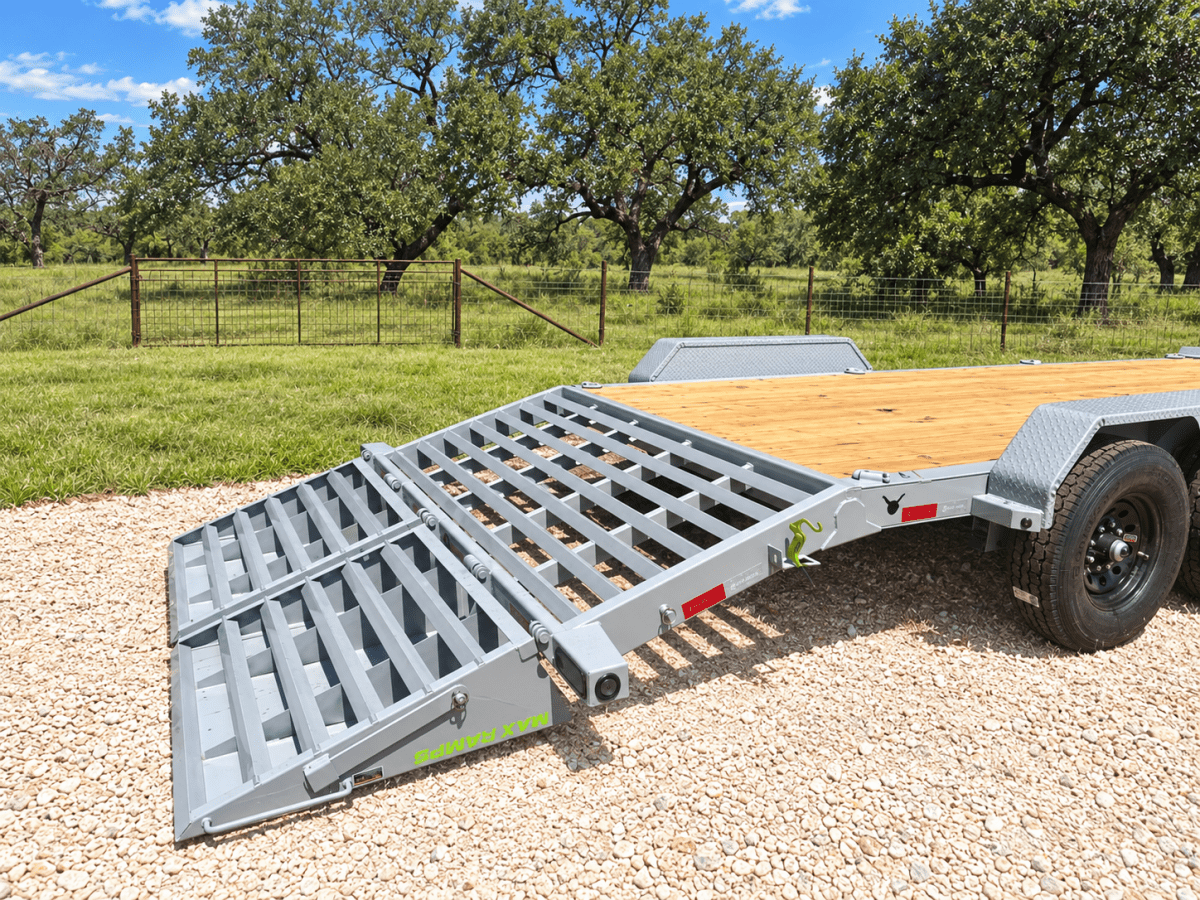 Loadtrail 83"x22' Tandem Carhauler MAX Ramps BOMBER GRAY- 4459 - J4 Trailer