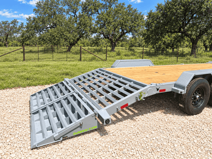 Loadtrail 83"x22' Tandem Carhauler MAX Ramps BOMBER GRAY- 4459 - J4 Trailer