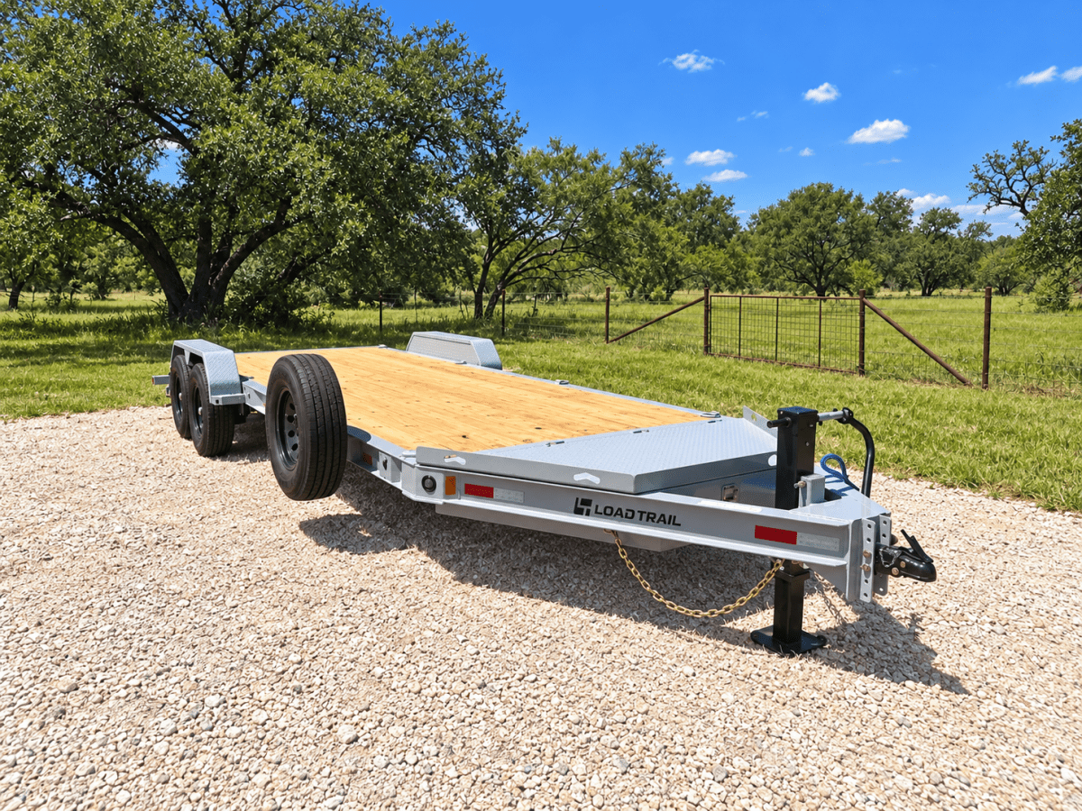 Loadtrail 83"x22' Tandem Carhauler MAX Ramps BOMBER GRAY- 4459 - J4 Trailer