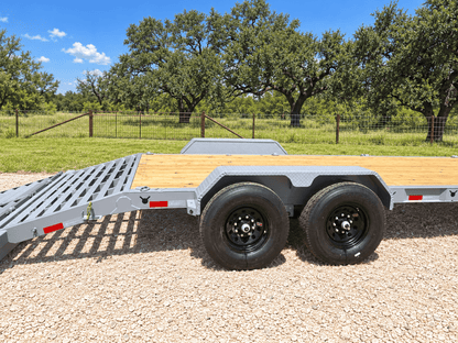 Loadtrail 83"x22' Tandem Carhauler MAX Ramps BOMBER GRAY- 4459 - J4 Trailer