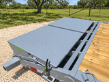 Loadtrail 83"x22' Tandem Carhauler MAX Ramps BOMBER GRAY- 4459 - J4 Trailer