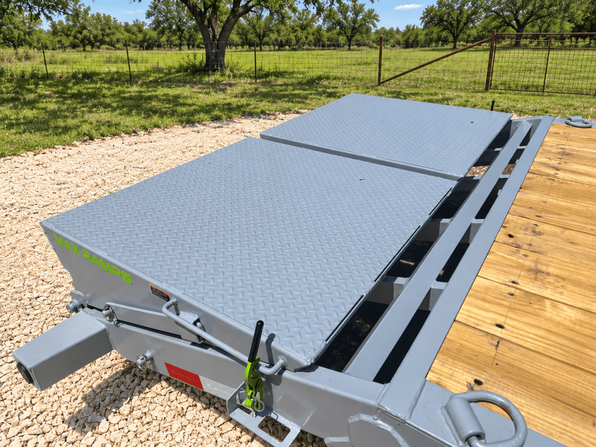 Loadtrail 83"x22' Tandem Carhauler MAX Ramps BOMBER GRAY- 4459 - J4 Trailer