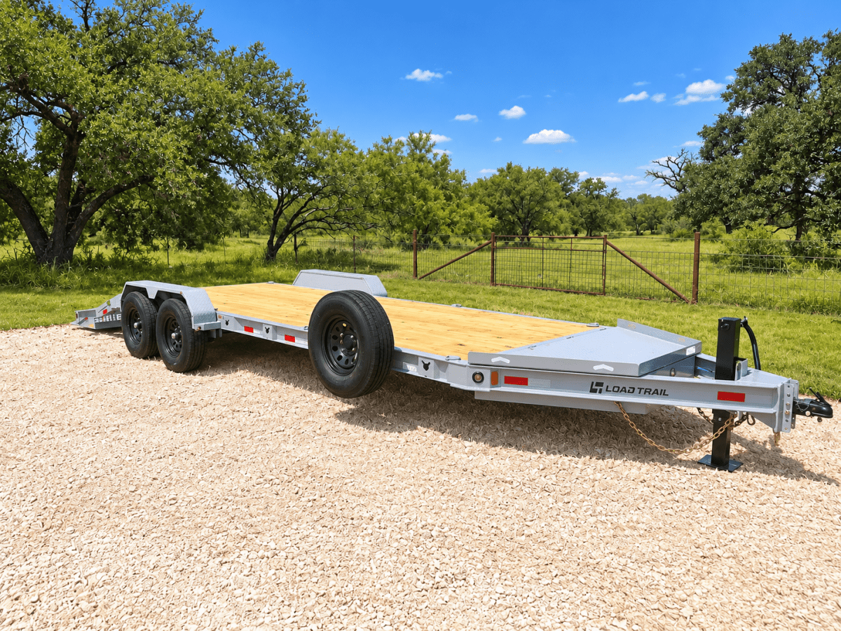 Loadtrail 83"x22' Tandem Carhauler MAX Ramps BOMBER GRAY- 4459 - J4 Trailer