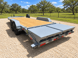 Loadtrail 83"x22' Tandem Carhauler MAX Ramps BOMBER GRAY- 4459 - J4 Trailer