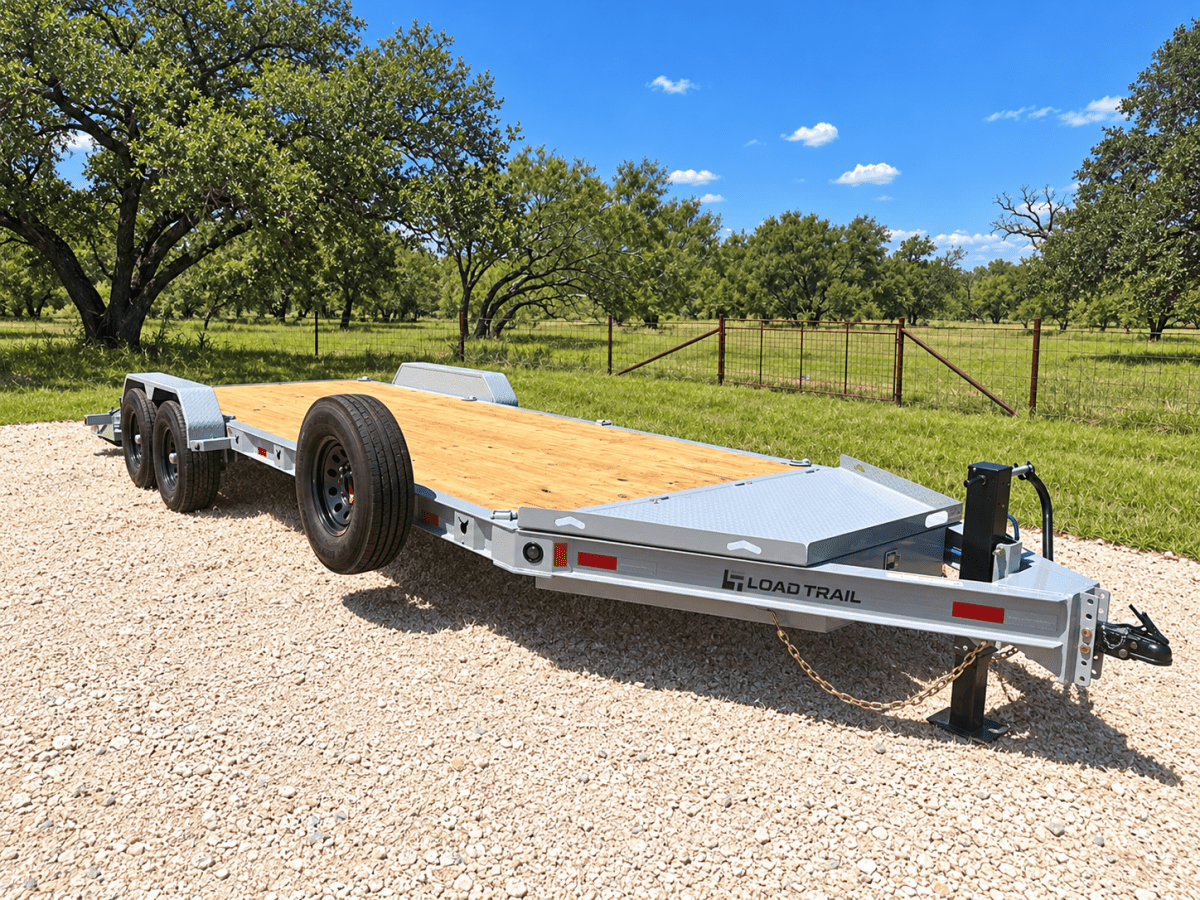 Loadtrail 83"x22' Tandem Carhauler MAX Ramps BOMBER GRAY- 4459 - J4 Trailer